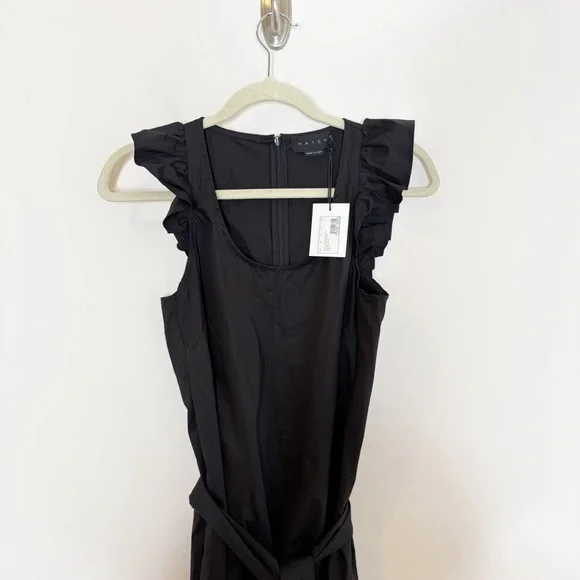 Hatch Lianne Black Maternity Jumpsuit